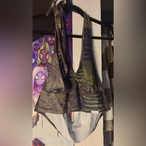 Bohemian Patchwork crop top